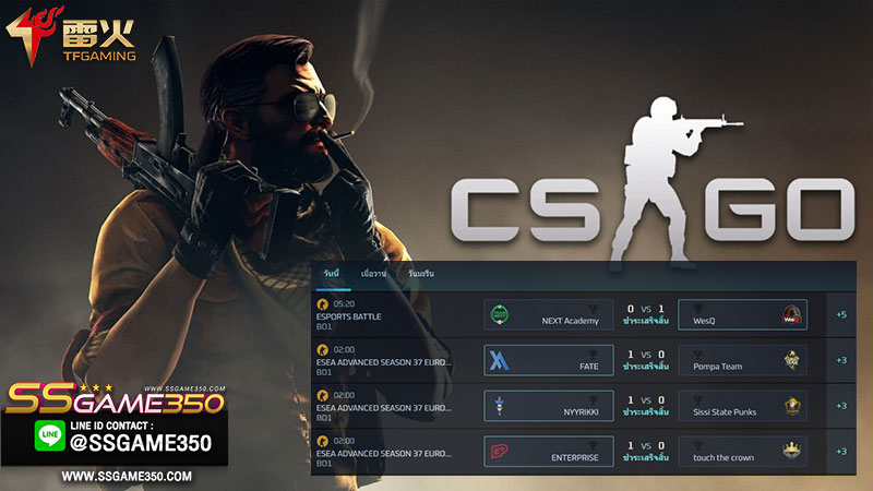 พนัน CSGO กับ Esports